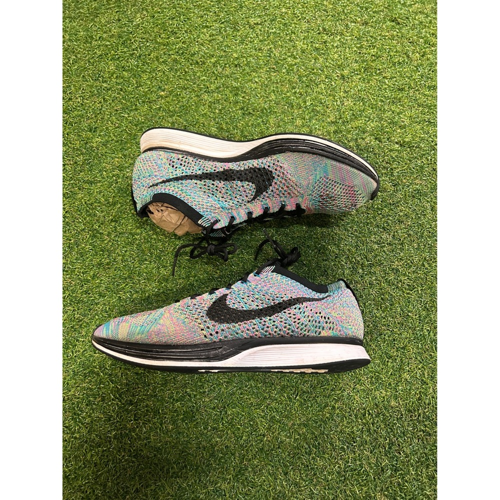 Nike Flyknit Racer Multi-Color 2.0 Running Shoes 526628-304 Mens 7.5